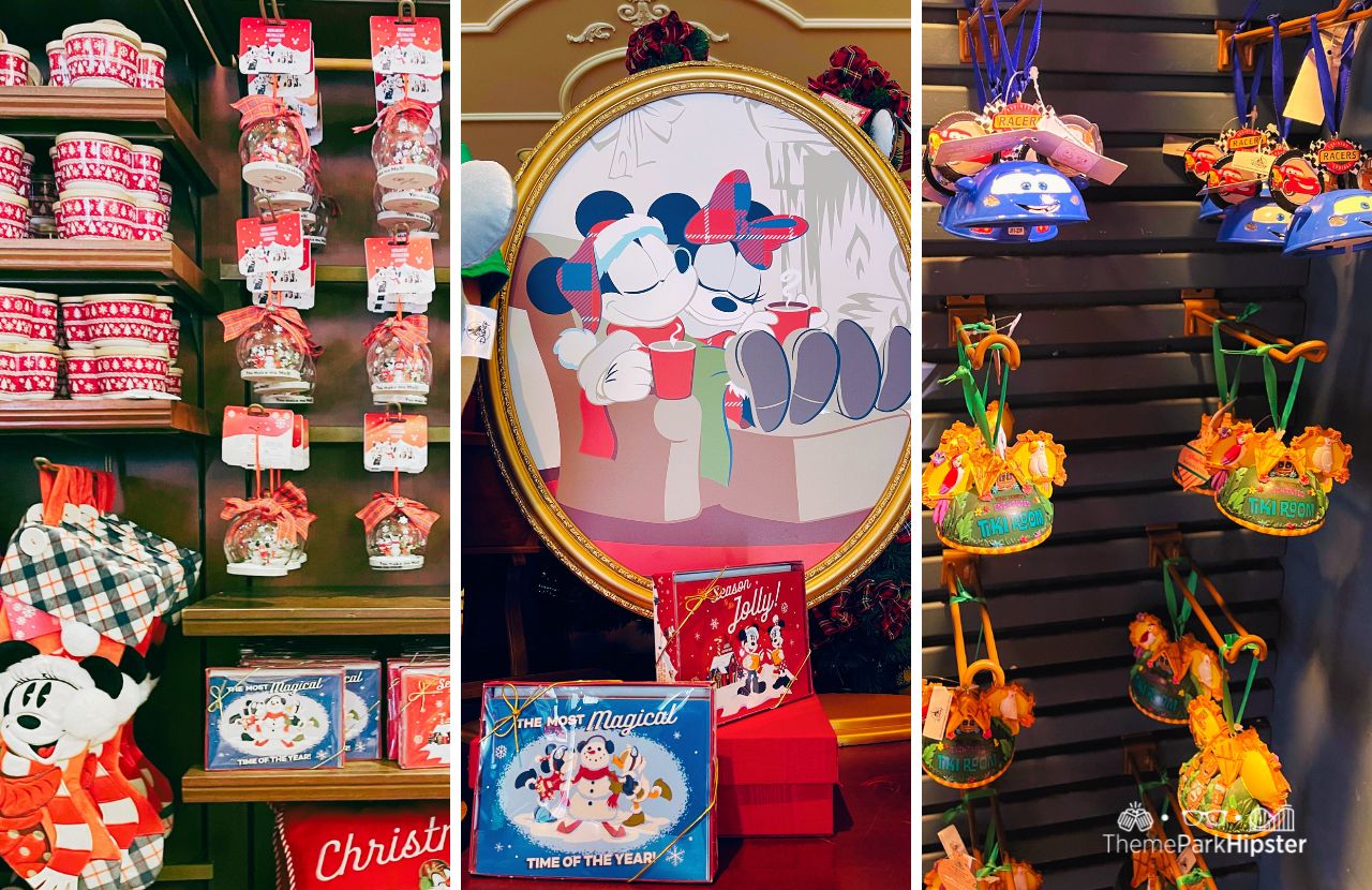Best Disney Christmas Ornaments on Amazon with Photo from Ye Old Christmas Shoppe in the Magic Kingdom