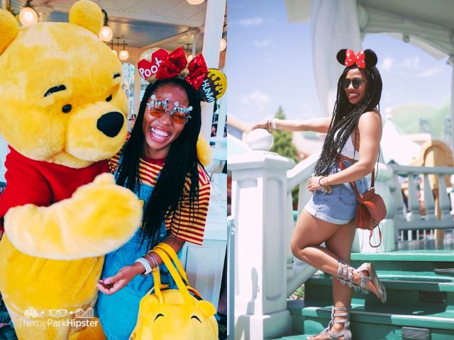 Solo Disney Trip Report with woman and Winnie the Pooh Shringrilah. Keep reading to know what to pack and what to wear to Disney World in August for your packing list.