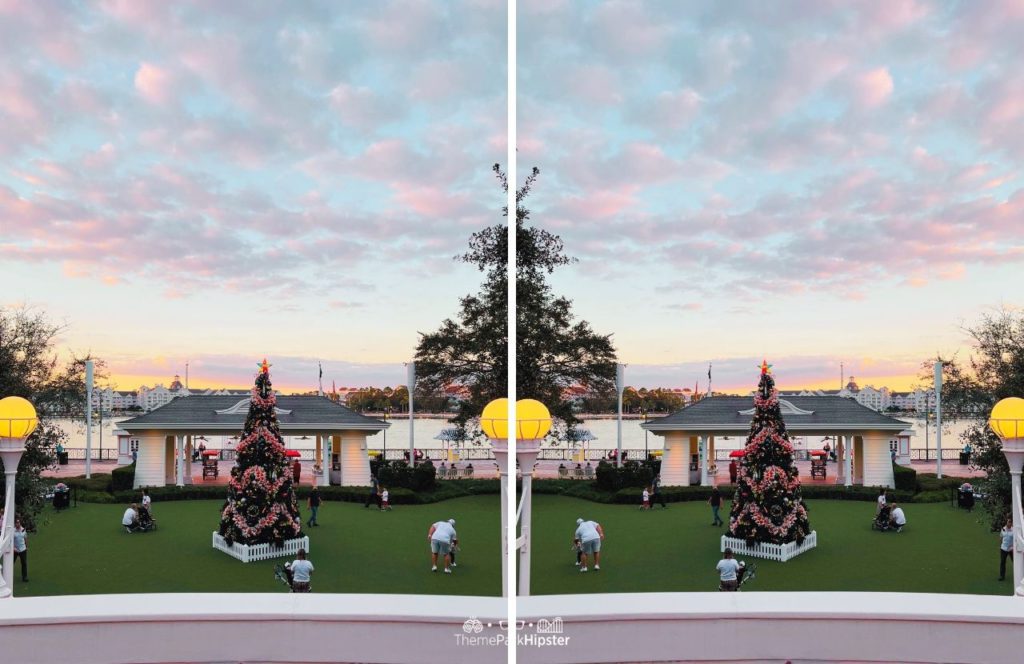 Christmas Tree at Disney Boardwalk Inn and Villas