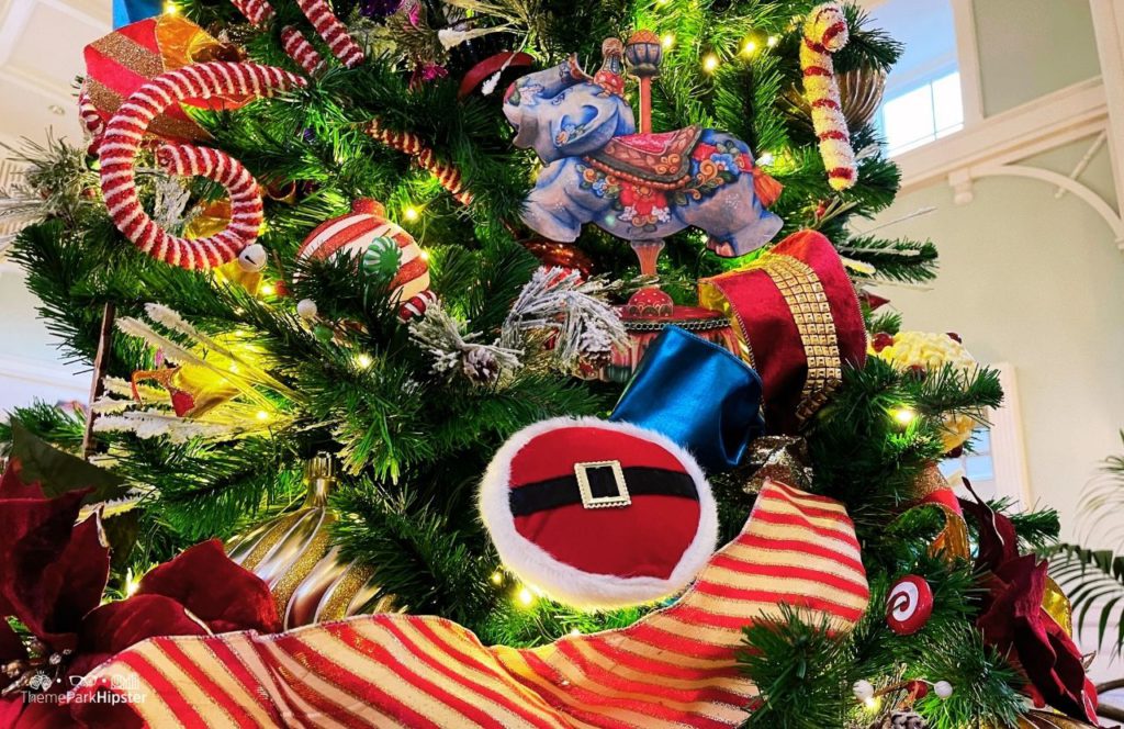 Christmas Tree decoration at Disney Boardwalk Inn and Villas