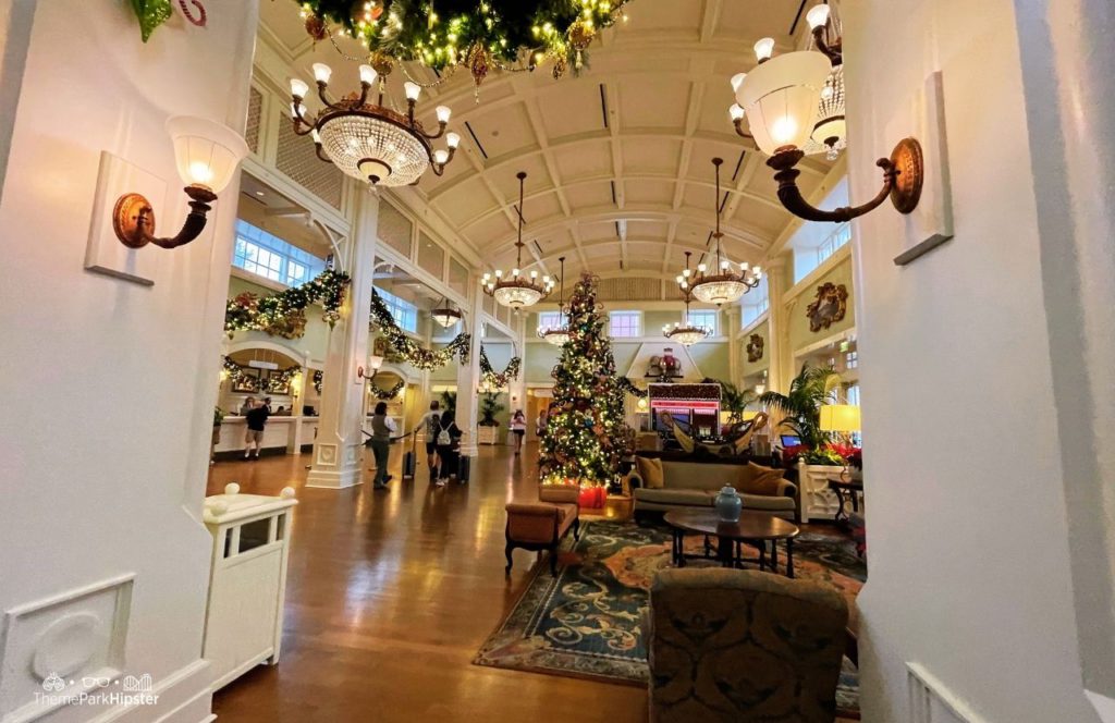 Christmas at Disney Boardwalk Inn and Villas holiday decorations