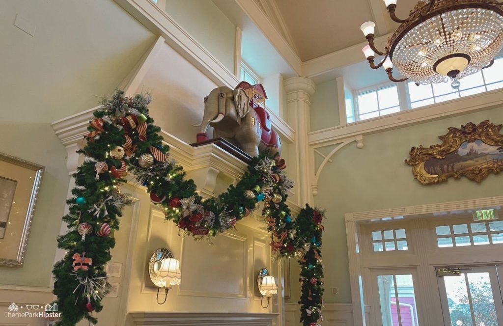 Christmas at Disney Boarwalk Inn and Villas Holiday decor