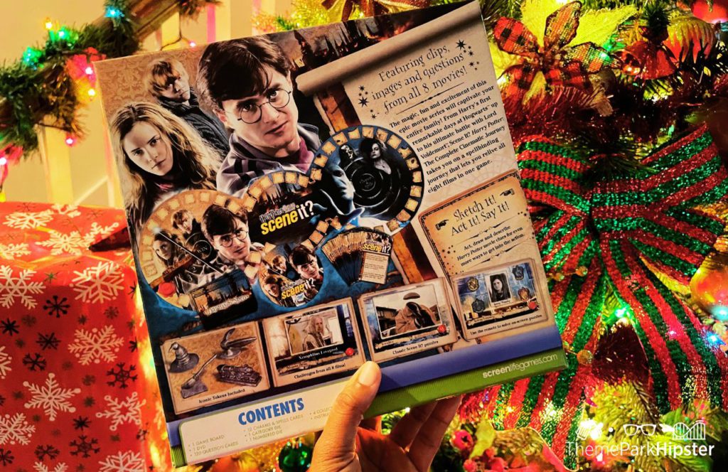 Harry Potter Scene it Game back side One of the best Harry Potter Christmas gifts for adults