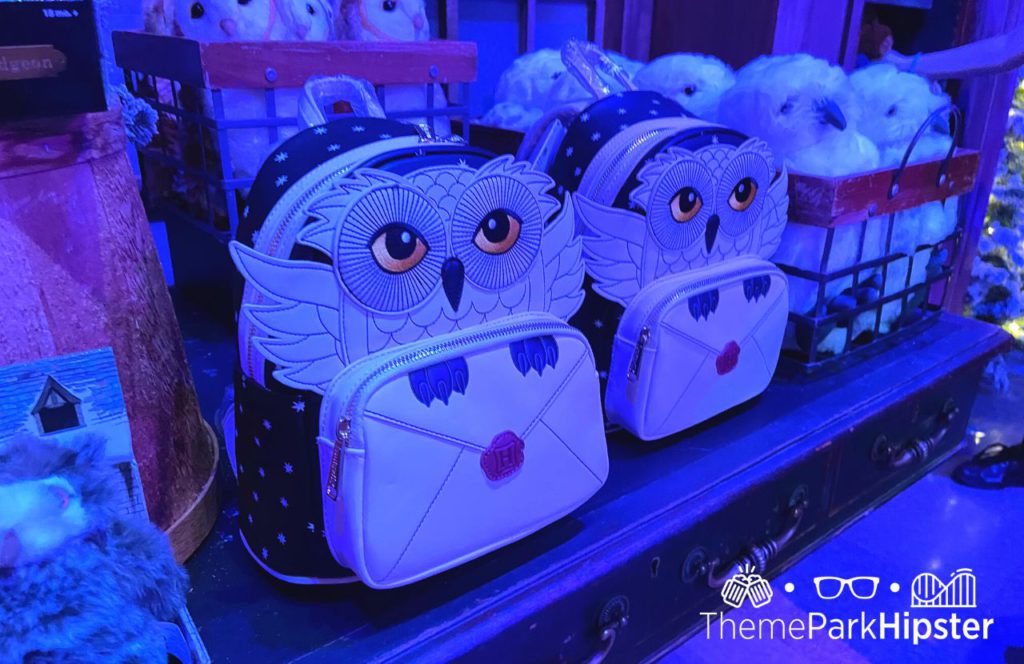 Hegwid Loungefly Bag at Universal Orlando Wizarding World of Harry Potter Holiday Tribute Store. One of the best Harry Potter gifts for adults who are fans!