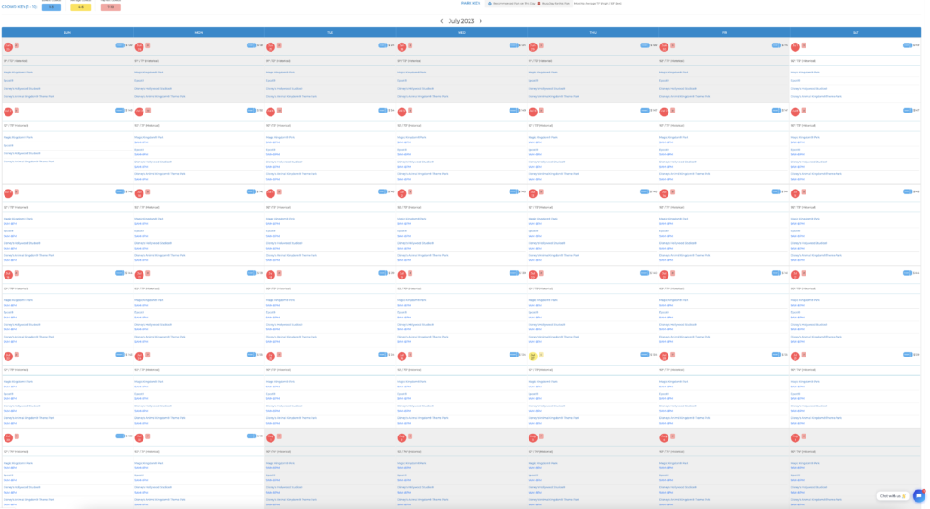 Disney Crowd Calendar July 2023. Keep reading to know what the best days to visit Disney World parks and how to use the Disney World Crowd Calendar.