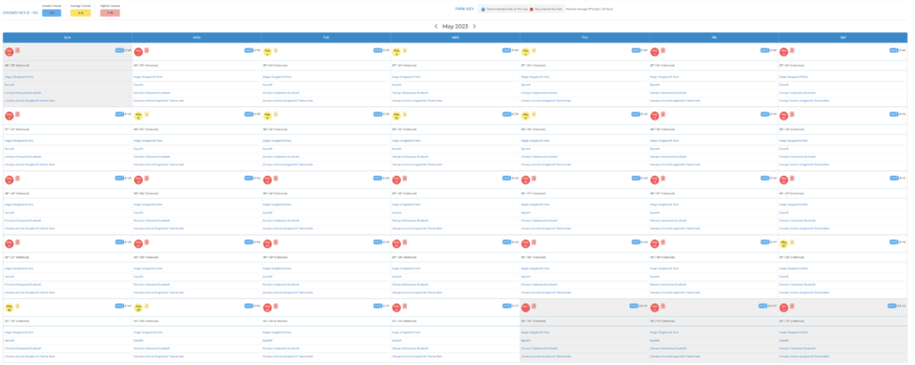 Disney Crowd Calendar May 2023. Keep reading to know what the best days to visit Disney World parks and how to use the Disney World Crowd Calendar.