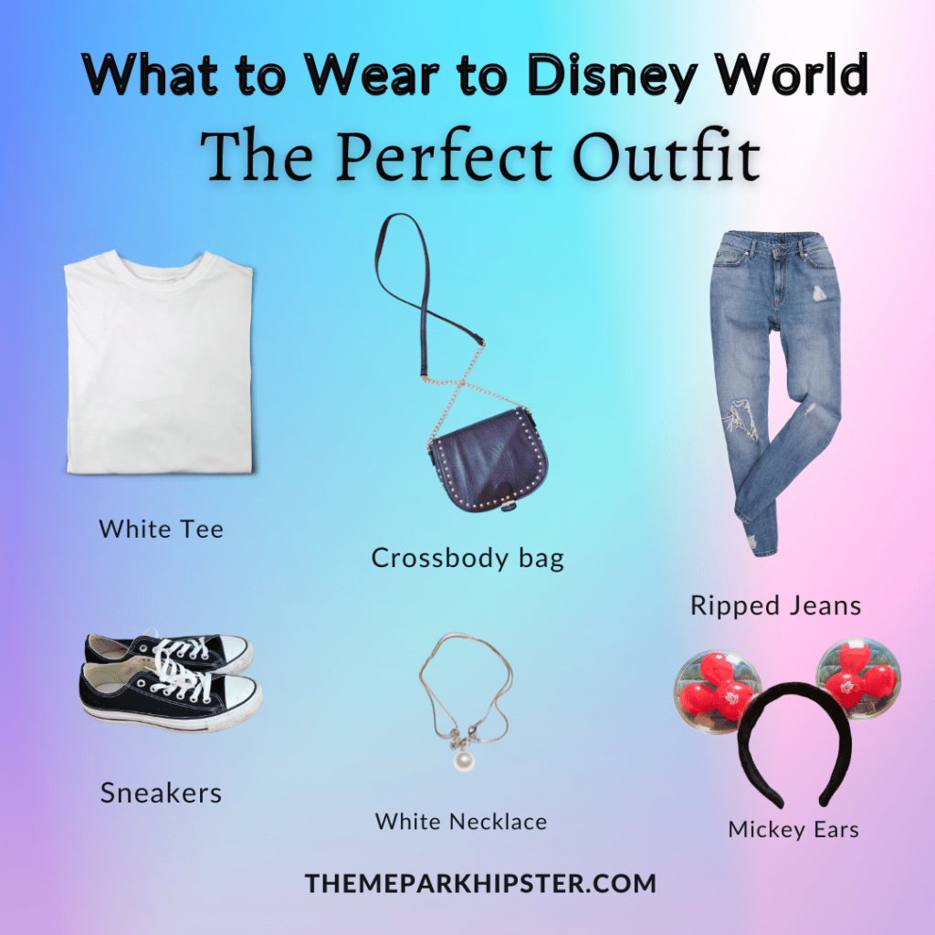 Main Disney Outfit Template on What to Wear to Disney World. Keep reading to know what to wear to Disney World in April and what to pack for Disney World in April.