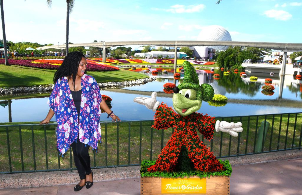 NikkyJ Going to Epcot Flower and Garden Festival Alone. Keep reading to get the full guide on having the best Epcot solo trip on your Disney World vacation alone.