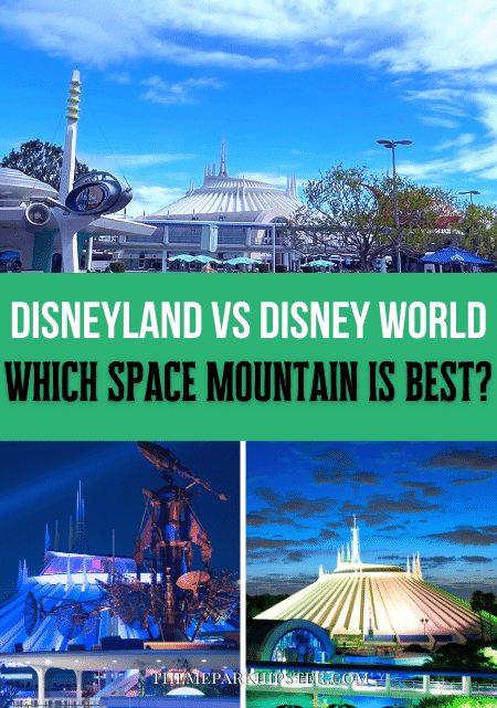 Space Mountain Disneyland vs Disney World