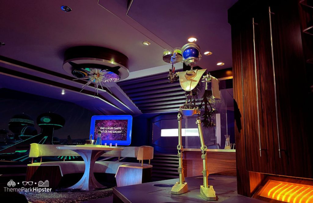 Space Mountain at Disney's Magic Kingdom Futuristic Home with Robot Butler. One of the fastest rides at Disney World.