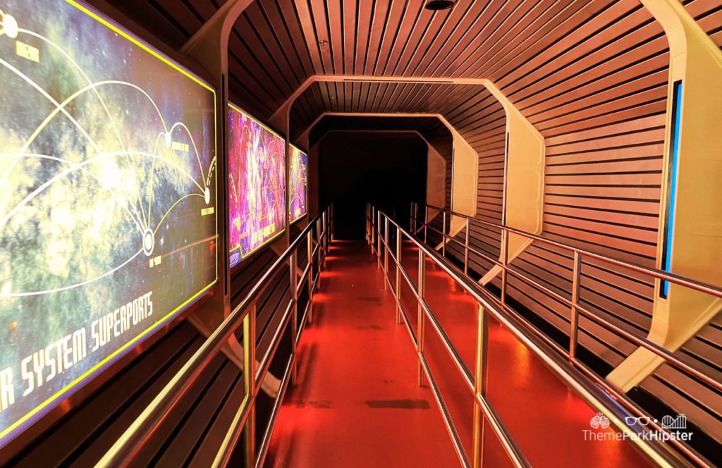 Space Mountain at Disney's Magic Kingdom Futuristic Queue. Keep reading to figure out which is better for Space Mountain Disneyland vs Disney World.