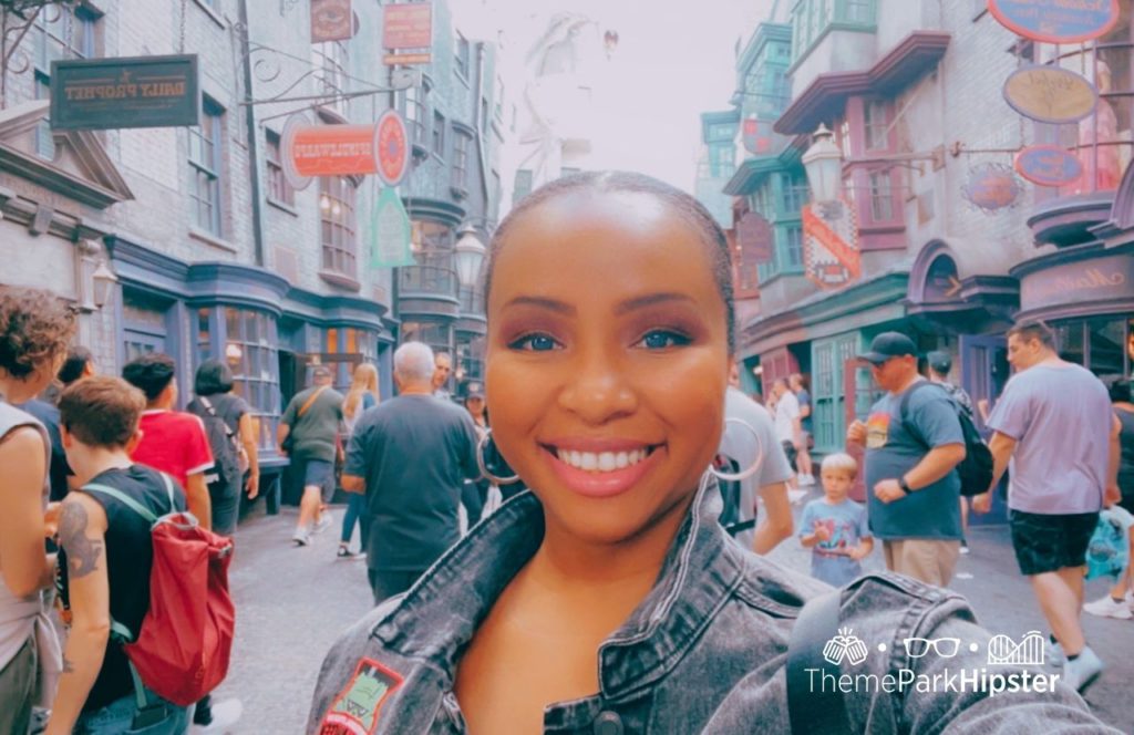 Universal Orlando Resort NikkyJ in Diagon Alley in the Wizarding World of Harry Potter. Keep reading to get the best things to do at Universal Studios Orlando Florida.