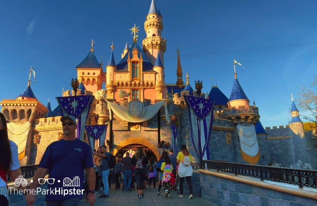 Disneyland Resort Sleeping Beauty Castle. Keep reading to know what to pack and wear to Disneyland in April for the perfect spring outfit.