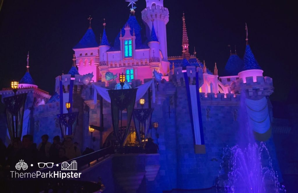 Disneyland Resort Sleeping Beauty Castle at Nighttime