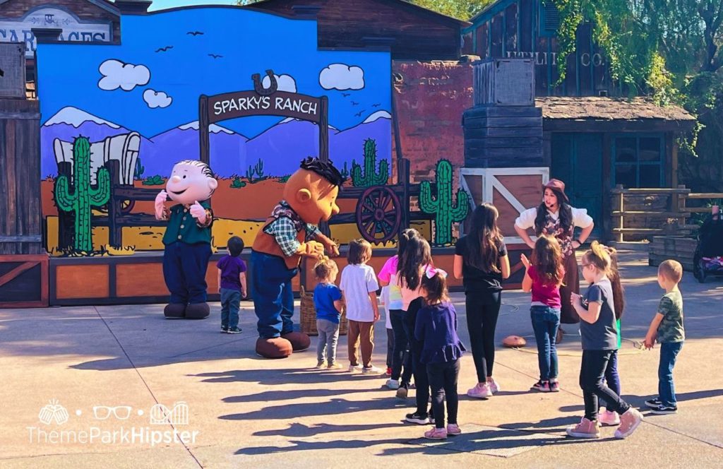 Knott's Berry Farm in California Peanuts Celebration Sparky's Ranch