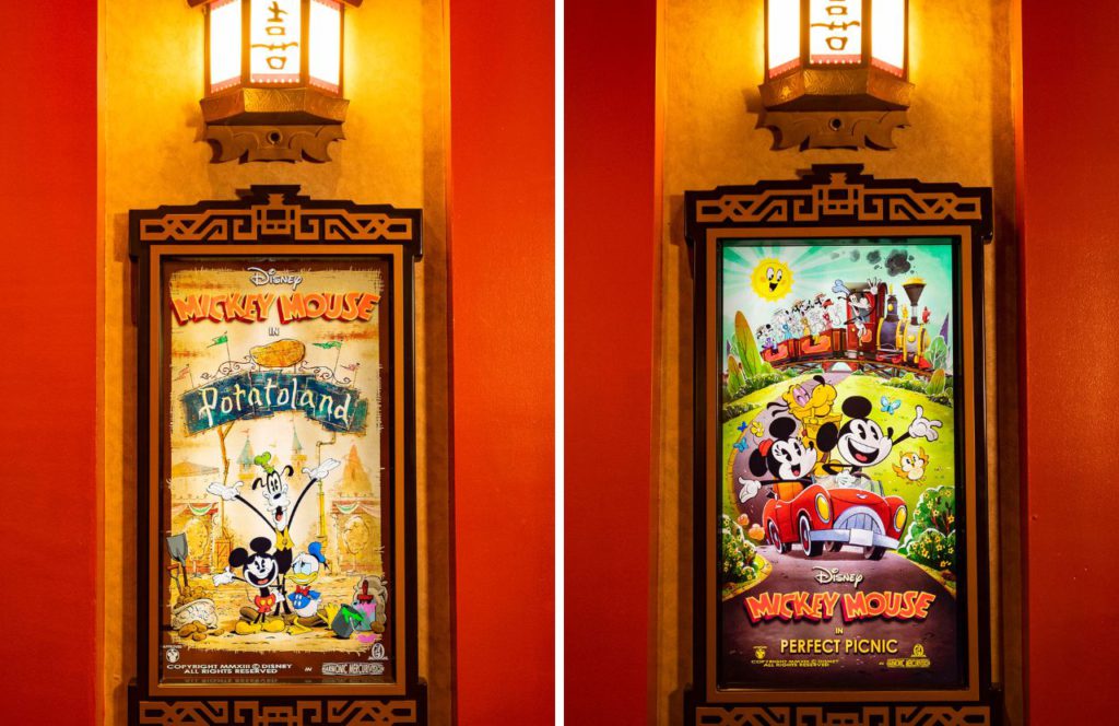Posters for the Perfect Picnic with Mickey and Minnie’s Runaway Railway at Disneyland and Disney World