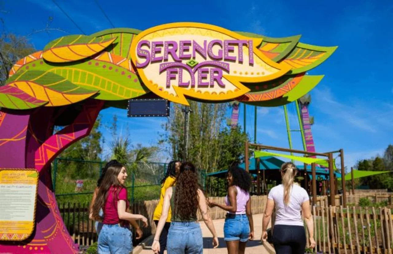 Busch Gardens Tampa Food and Wine Festival Serengeti Flyer Entrance