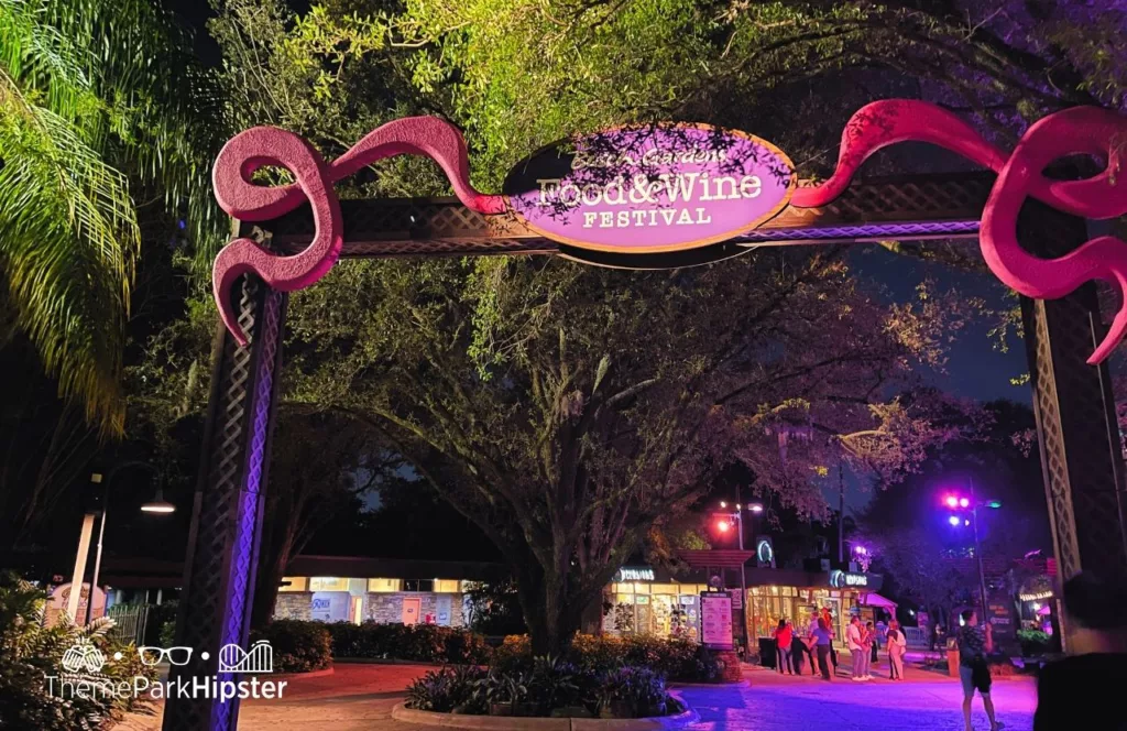 Busch Gardens Tampa Food and Wine Festival entrance