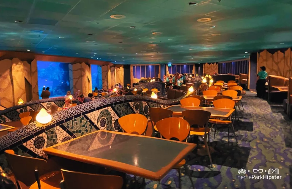 Coral Reef Restaurant at Epcot in Disney World Dining Room