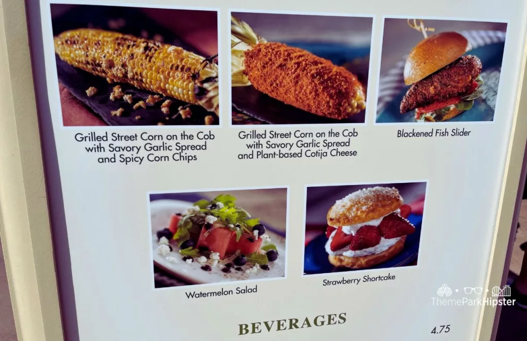 Epcot Flower and Garden Festival 2024 Fresh Florida Booth Menu