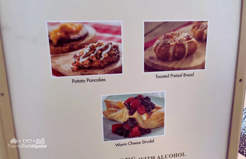 Epcot Flower and Garden Festival 2024 Menu at Bauernmarkt in Germany Pavilion