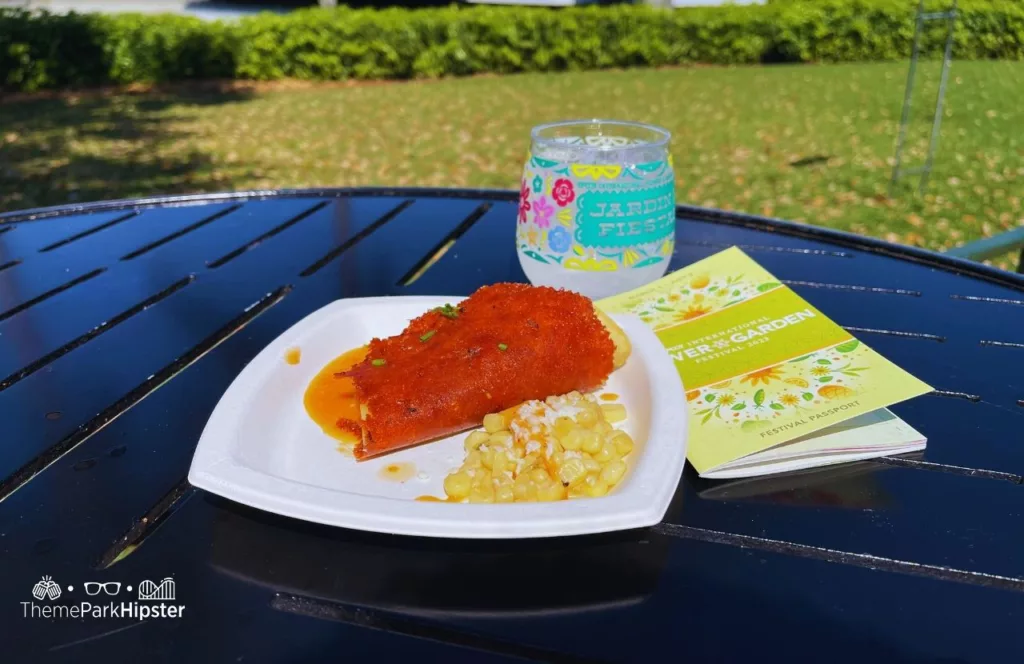 Epcot Flower and Garden Festival 2023 Mexican Food Booth and Margarita. Keep reading to know what to pack and what to wear to Disney World in July for your packing list.