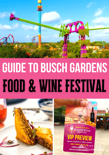 Guide to Busch Gardens Food and Wine Festival