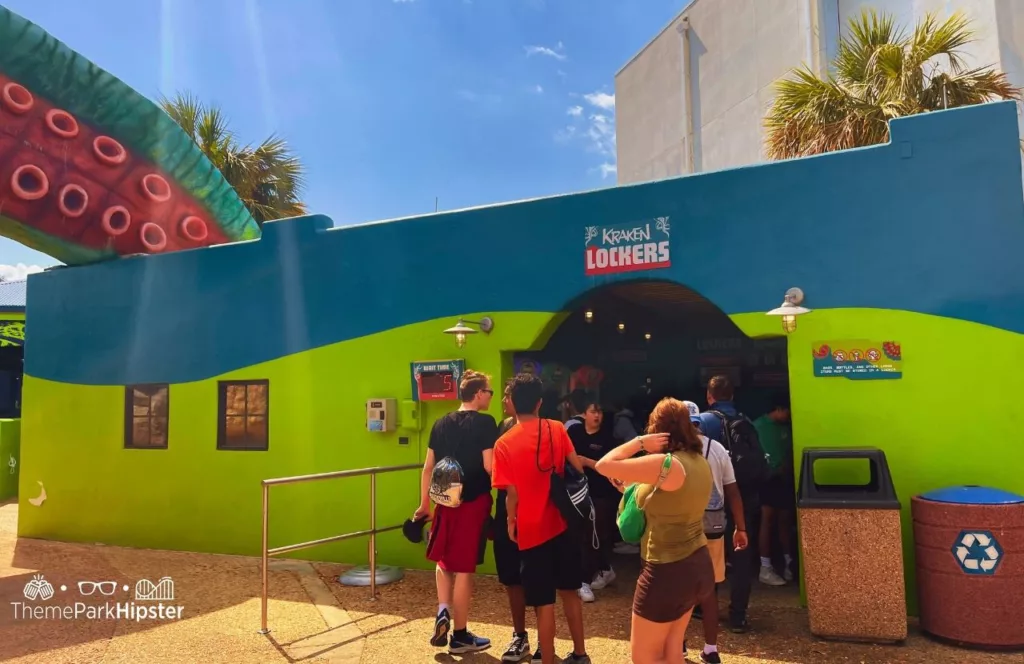 SeaWorld Orlando Resort Kraken Roller Coaster Lockers