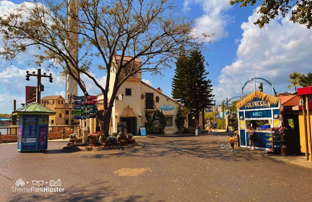 2024 SeaWorld Orlando Resort Pearl area and the Seven Seas Festival Polynesian Market Booth