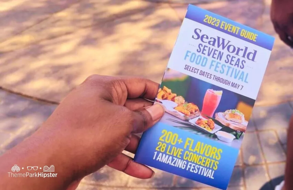 2024 SeaWorld Orlando Resort Seven Seas Food Festival Event Guide Passport