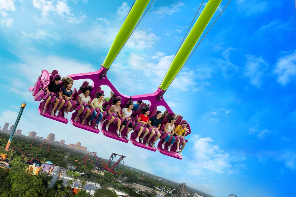 Serengeti Flyer - Busch Gardens Tampa Bay Food and Wine Festival. One of the best rides at Busch Gardens Tampa Bay Florida.