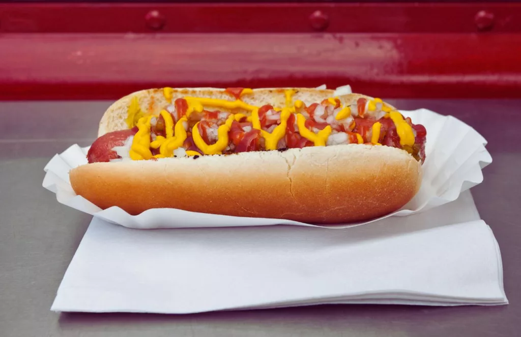 Berk's Coaster Hotdog. Some of the best food at Hersheypark.