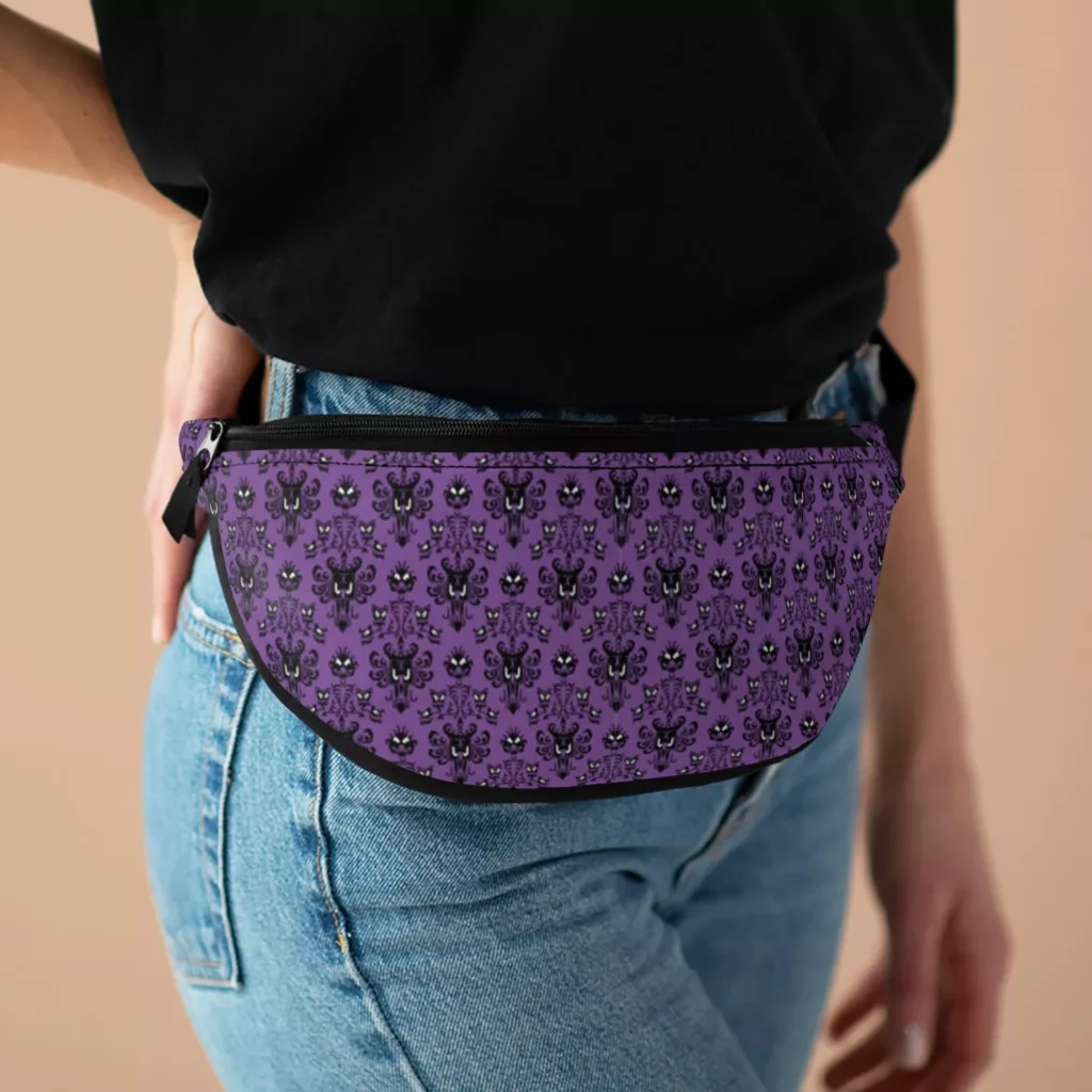 Haunted Mansion Fannypack on Etsy. Keep reading to get the best hip packs and fanny packs for Disney World.