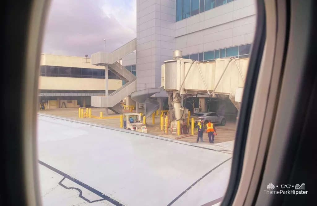 Los Angeles International Airport LAX arriving