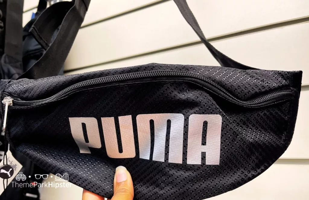 One of the best Disney World Fanny Packs is the Puma Black Waist pack