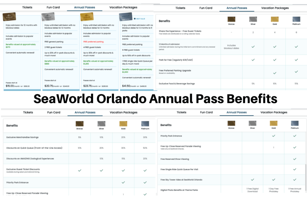 2023 Best SeaWorld Orlando Annual Pass Benefits You Can't Miss