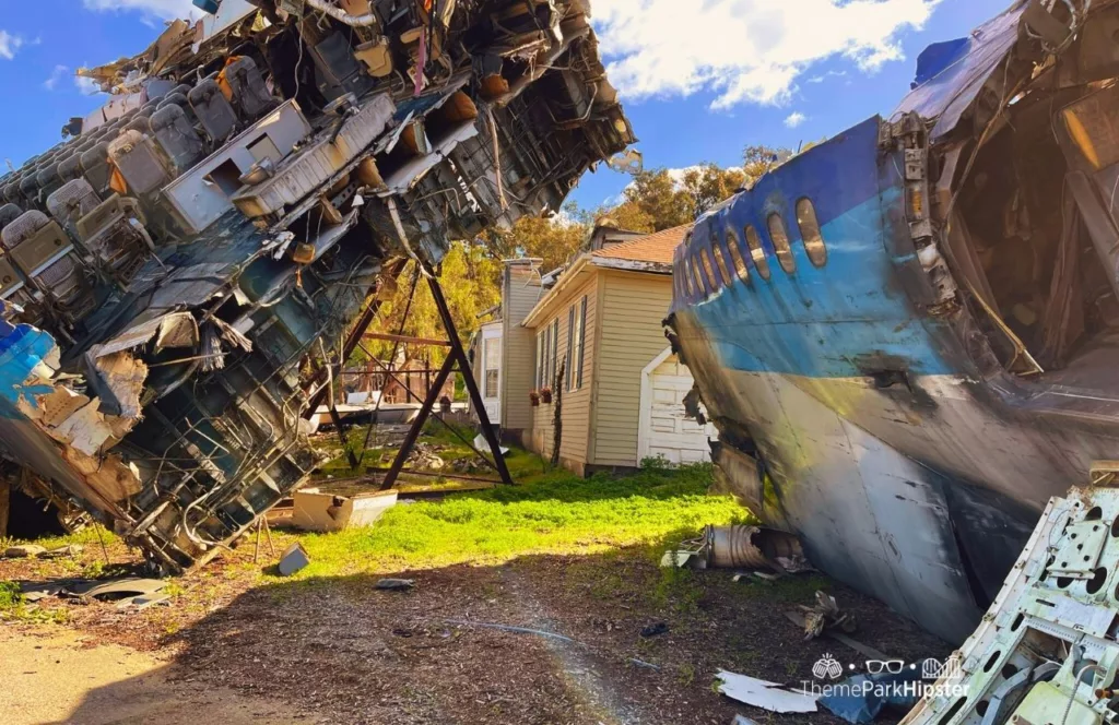 Universal Studios Hollywood Backlot Studio Tour War of Worlds Disaster Plane Crash