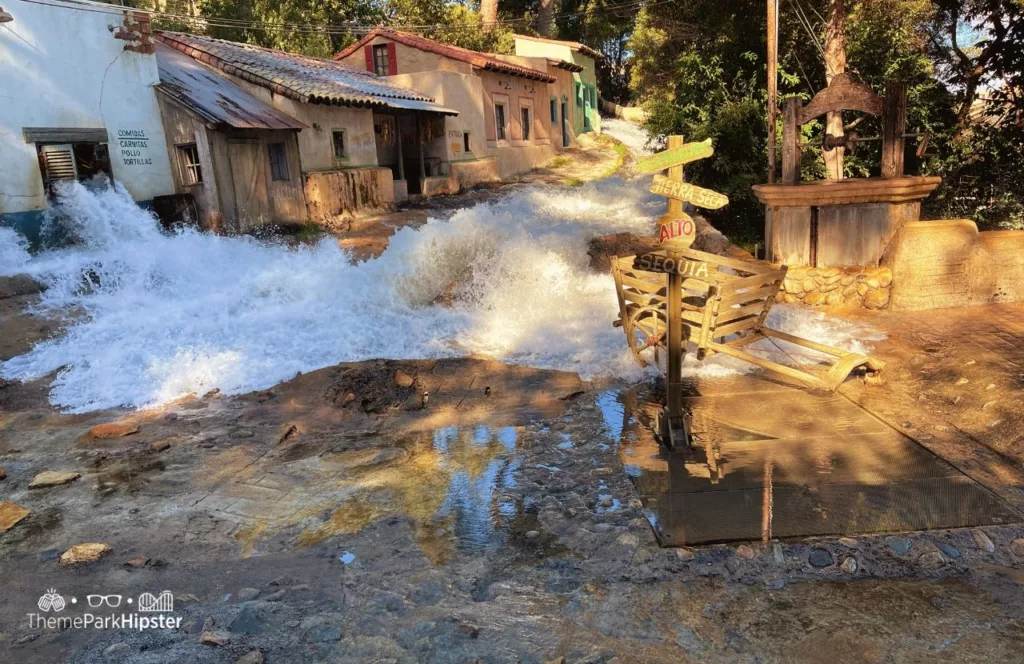 Universal Studios Hollywood Studio Backlot Tour Western Water Scene Flash Flood