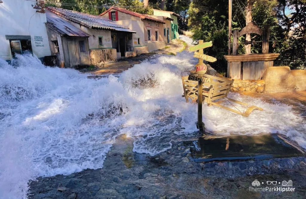 Universal Studios Hollywood Studio Tour Western Water Scene. Keep reading to get the full travel guide to 4th of July at Universal Studios Hollywood.