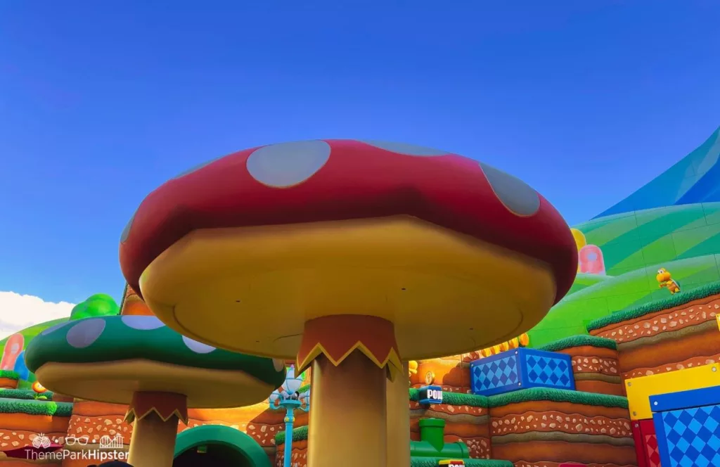 Universal Studios Hollywood Super Nintendo World Mushrooms