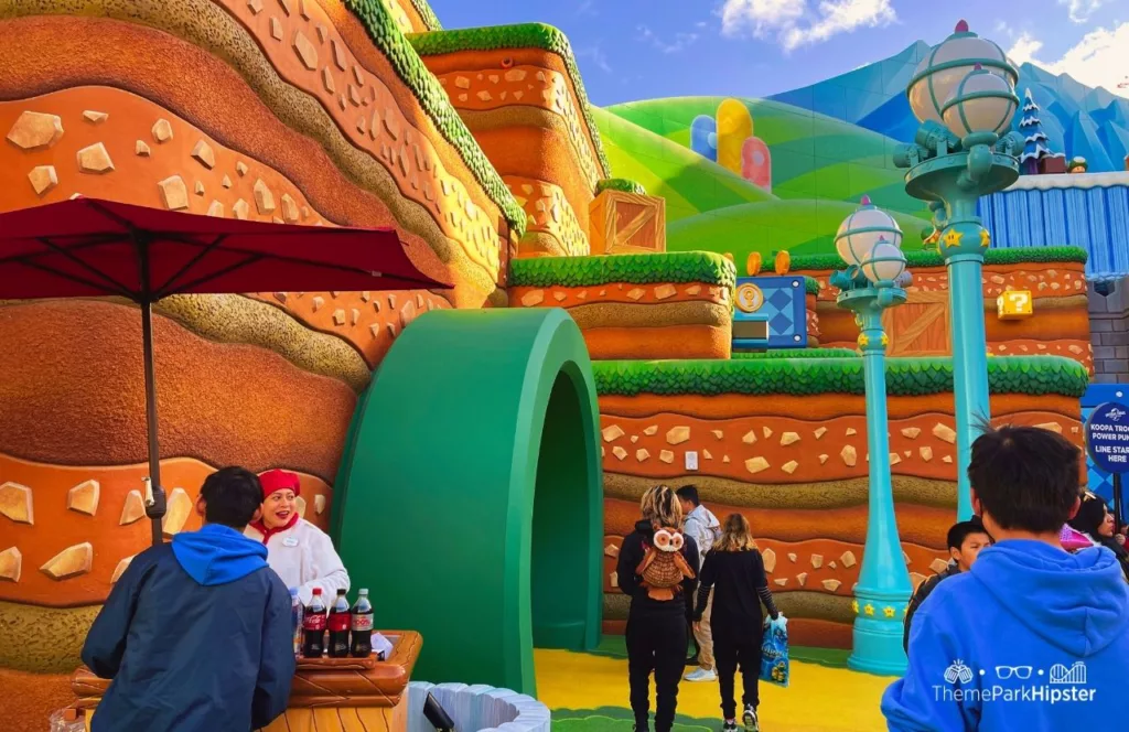 Universal Epic Universe Super Nintendo World exit tunnel