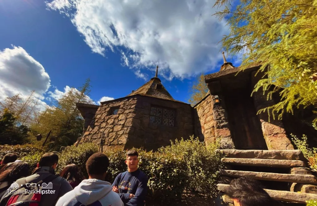 Universal Orlando Islands of Adventure in the Wizarding World of Harry Potter Hagrids Hut in the Flight of Hippogriff. Keep reading to get the best Harry Potter Rides at Universal Studios Orlando.