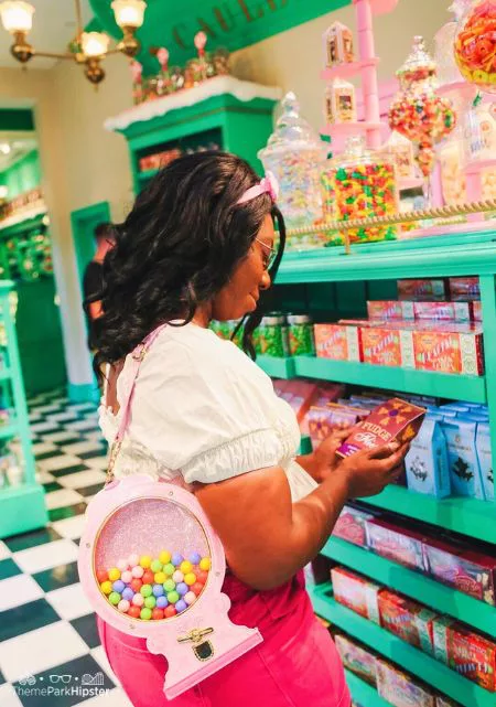 Best Spots for Wizarding World of Harry Potter Photos with Victoria Wade at Honeydukes 