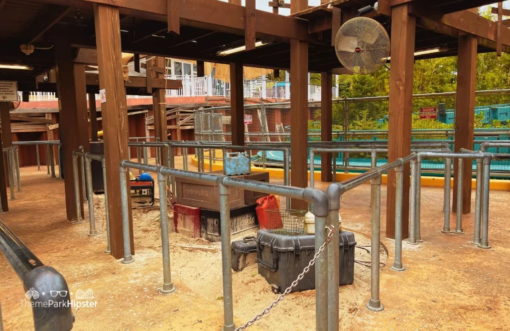 Busch Gardens Tampa Bay Cobras Curse Roller Coaster Queue Dig Site