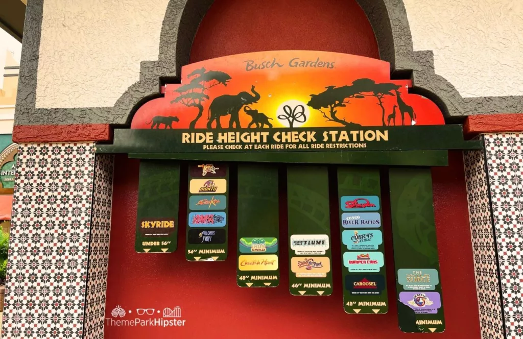 Busch Gardens Tampa Bay Height Restrictions. Keep reading to learn more about the Busch Gardens Florida Resident discounts and perks.