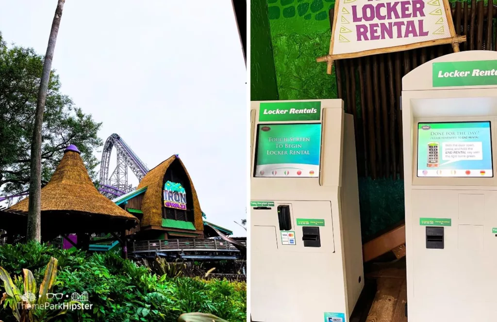 Busch Gardens Tampa Bay Iron Gwazi Roller Coaster Locker Rental