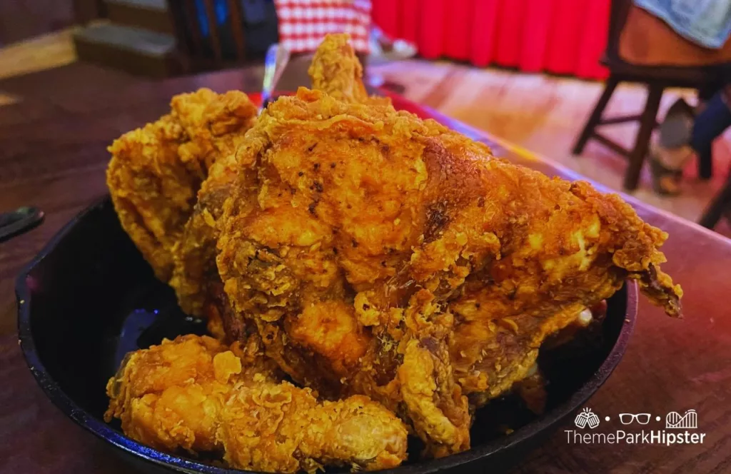 Disney Fried Chicken at Plaza Inn one of the best places to eat in disneyland.