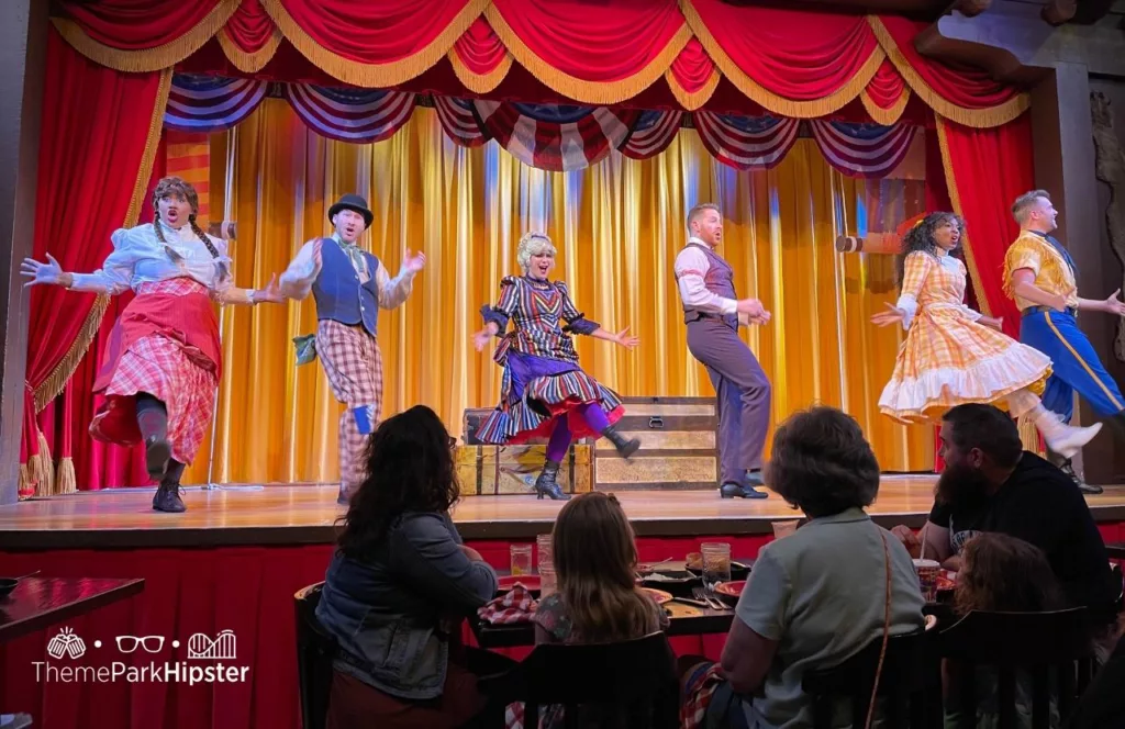 Disney Wilderness Lodge Resort Hoop Dee Doo Musical Revue Performers on Stage