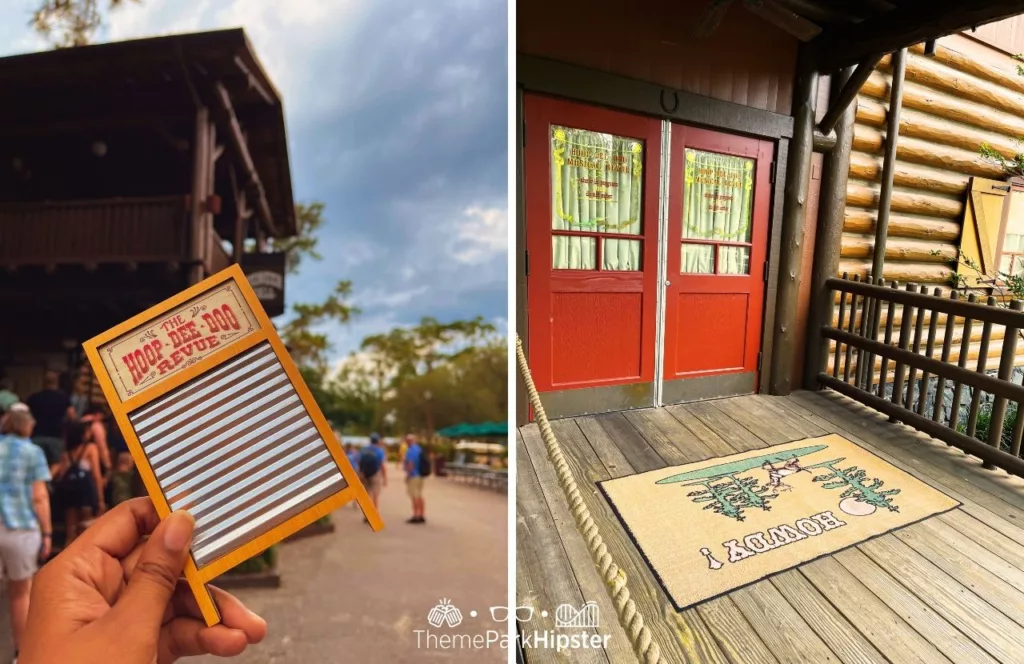 Disney Wilderness Lodge Resort laundry scratcher merchandise at Hoop Dee Doo Musical Revue