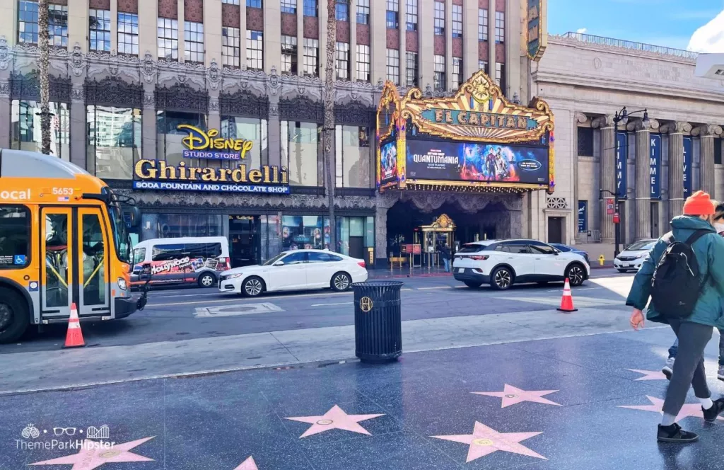 Hollywood California Near Los Angeles El Capitan Disney Studios Store Ghirardelli